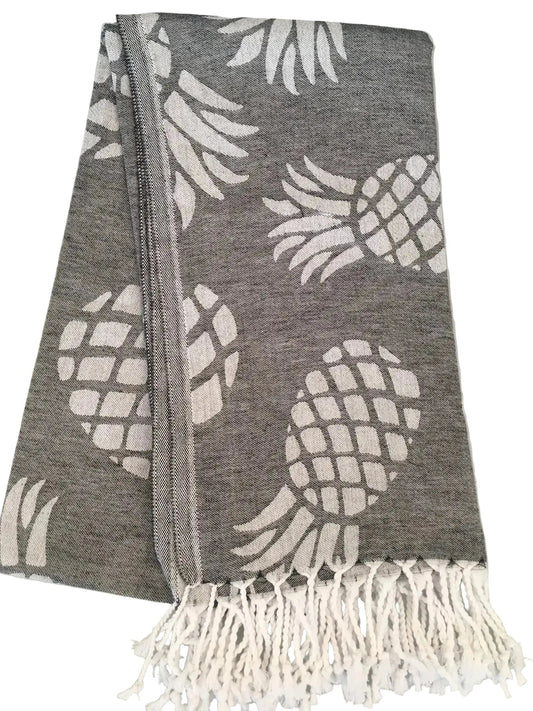 Side Pineapple — Double-Face Jacquard peshtemal sample