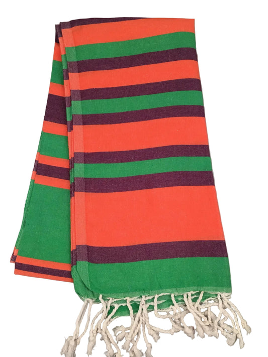Aizanoi Peshtemal - Striped multicolor