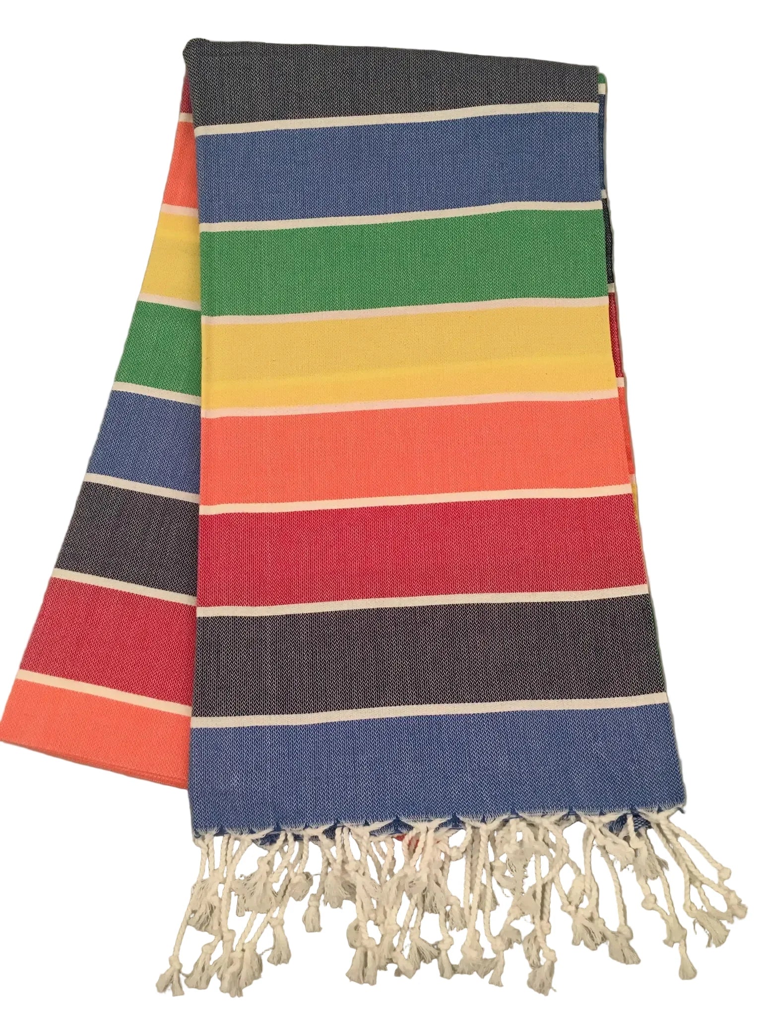Iasos — Tripolis quality heavier dobby peshtemal, multicolor stripes
