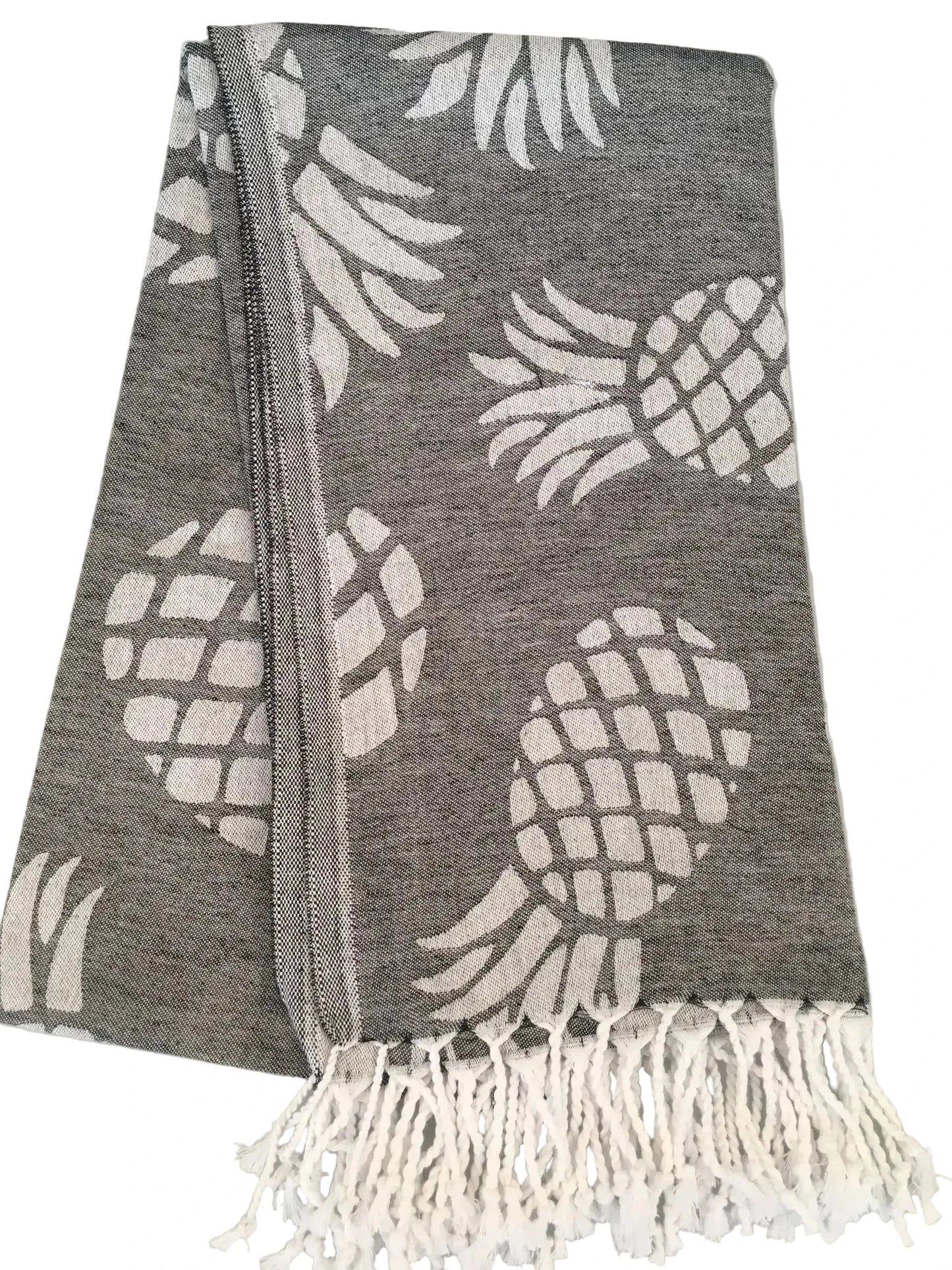 Side Pineapple — Double-Face Jacquard peshtemal sample